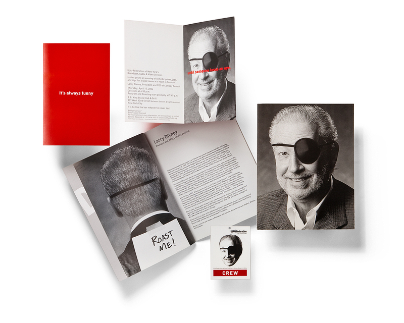 COMEDY CENTRAL ROAST JOURNAL AND COLLATERAL